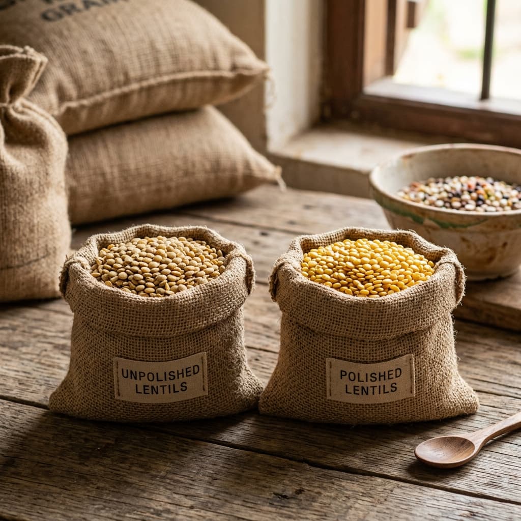 Why Unpolished Pulses Cook and Taste Better